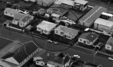 Buller Street Aerial 28 September 1973