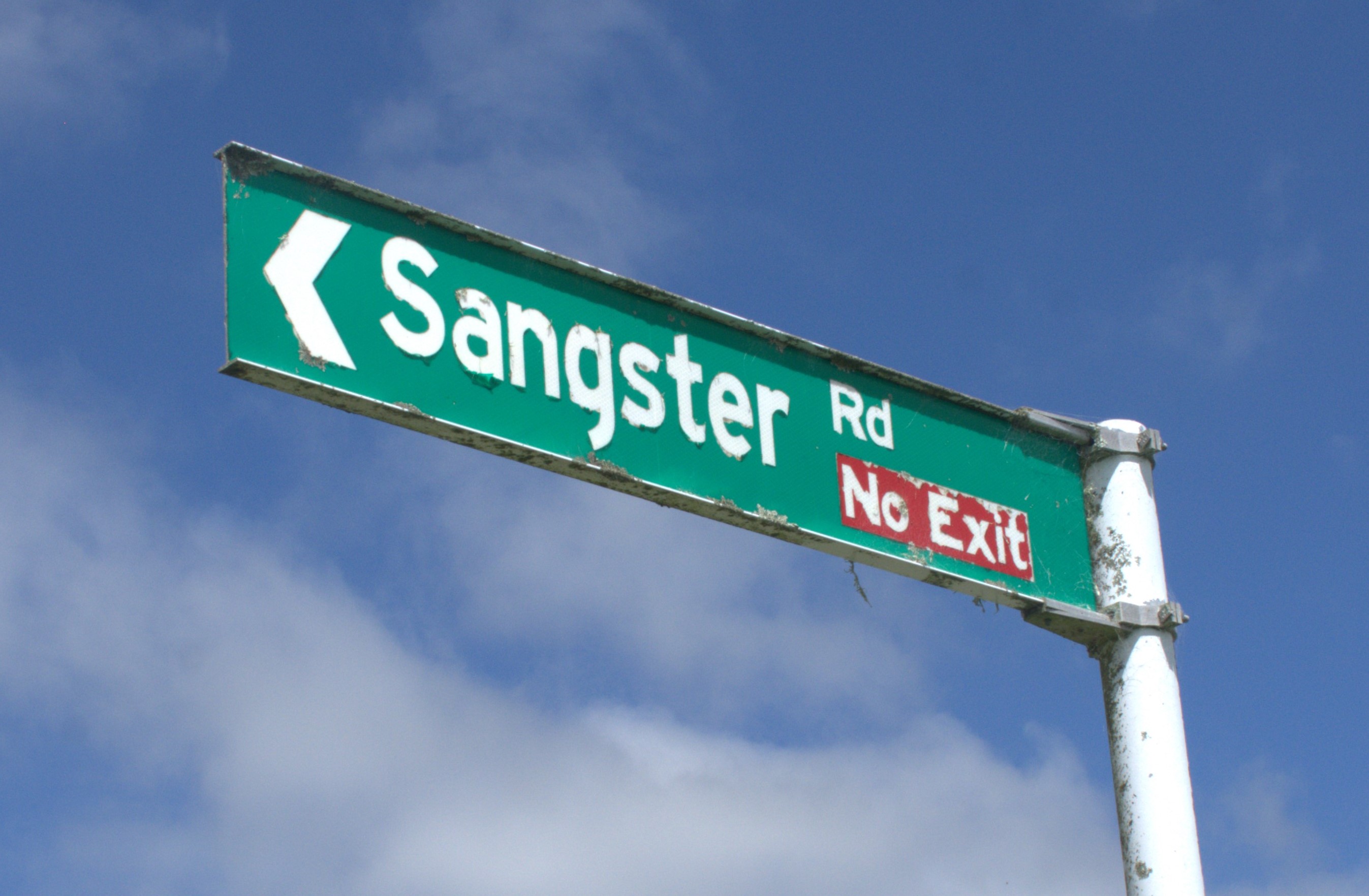 Sangster Road Sign Edit