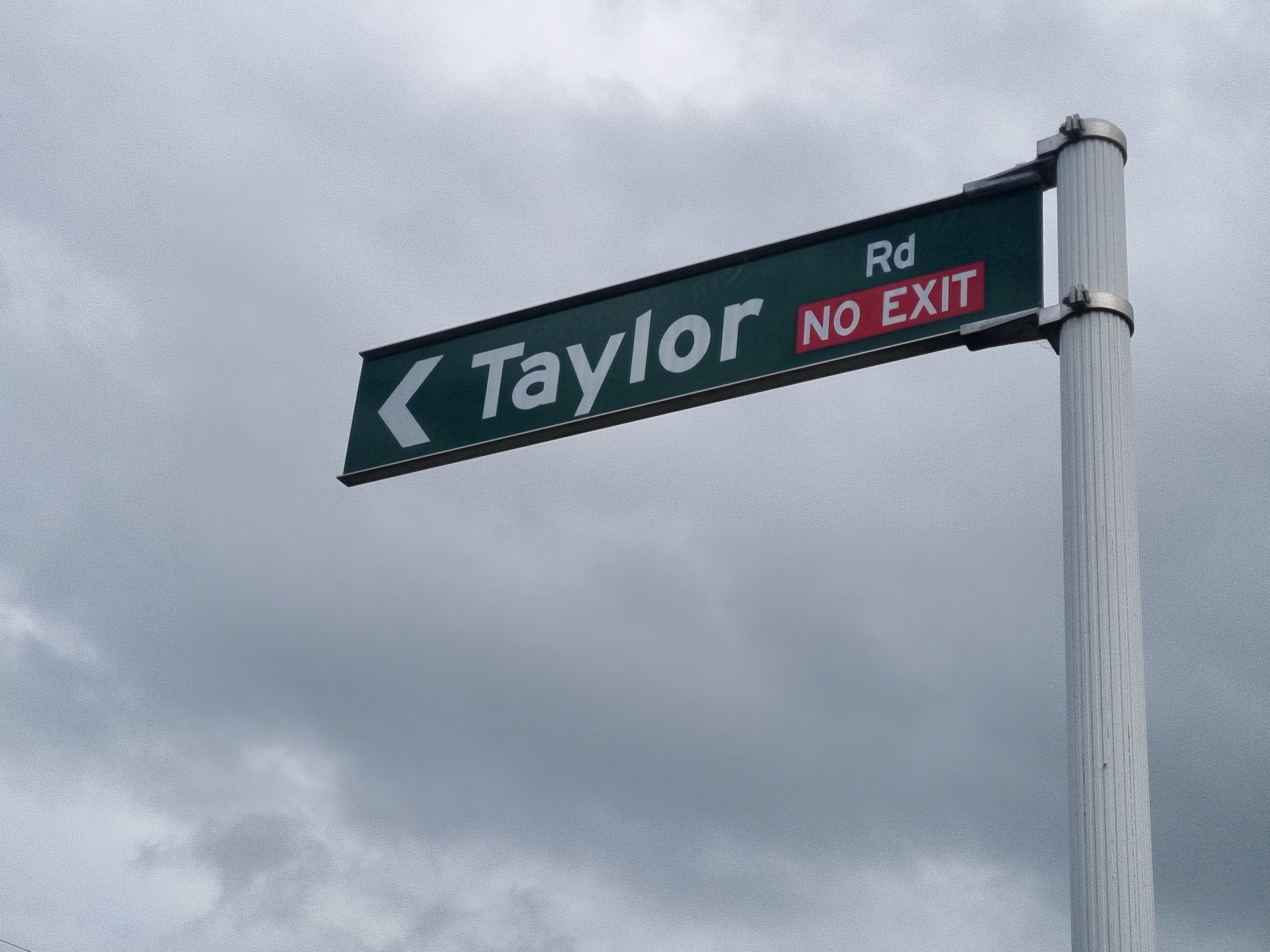 Taylor Rd Streetsign